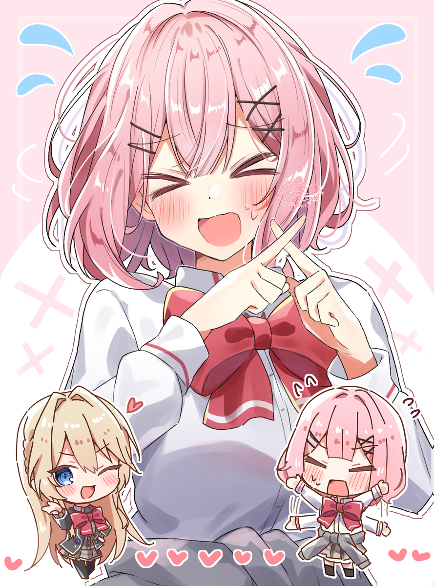 This is a pixiv picture whose title is ムリムリ！❌.