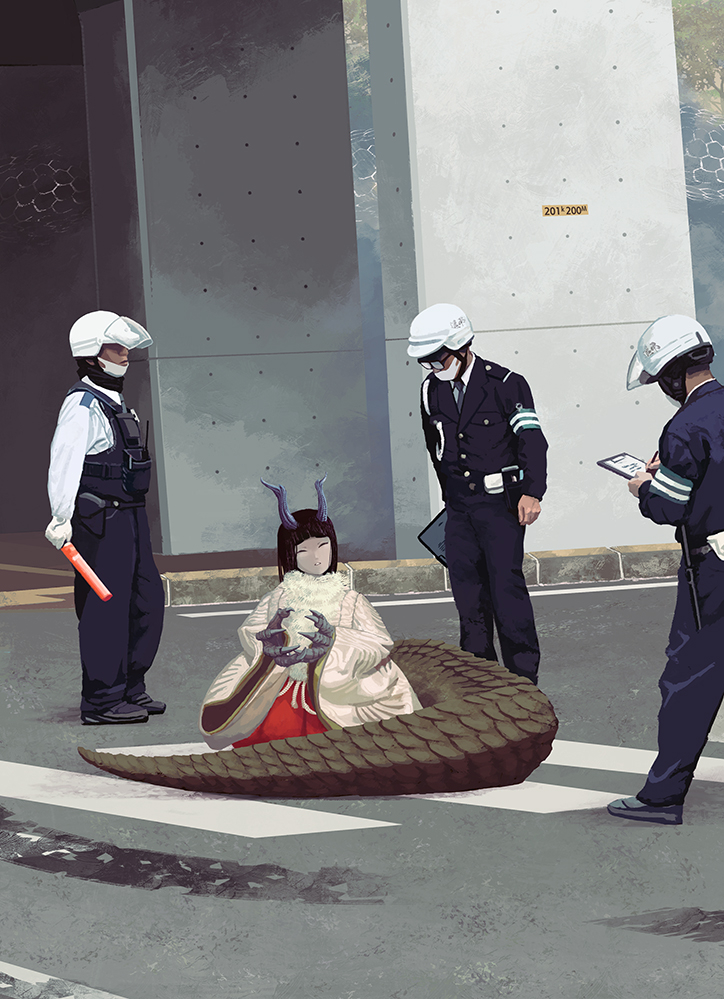 This is a pixiv picture whose title is 如意宝珠.