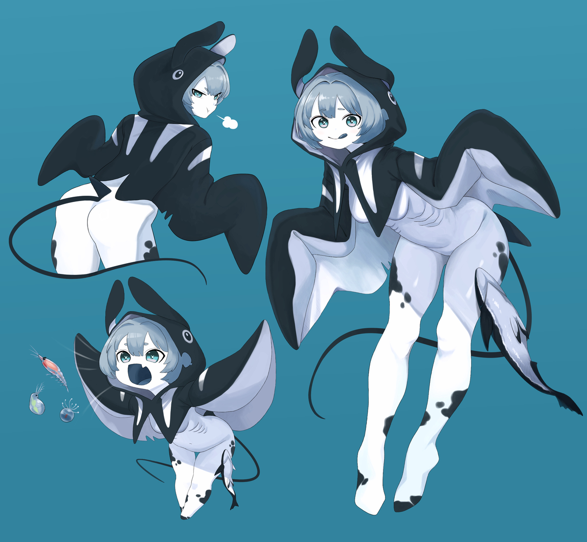 This is a pixiv picture whose title is OC🌊.