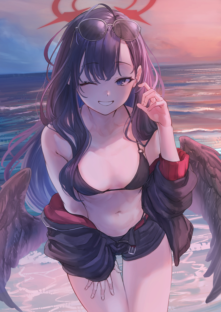 This is a pixiv picture whose title is 水着イチカ.