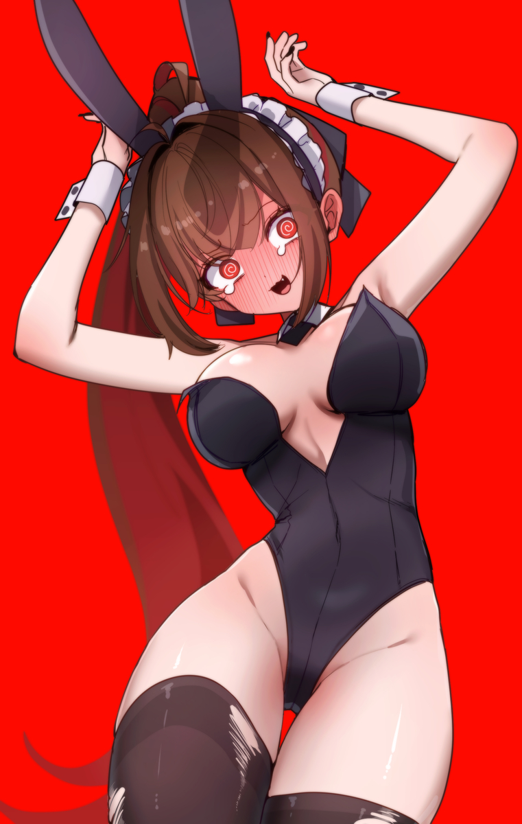 This is a pixiv picture whose title is 바니.