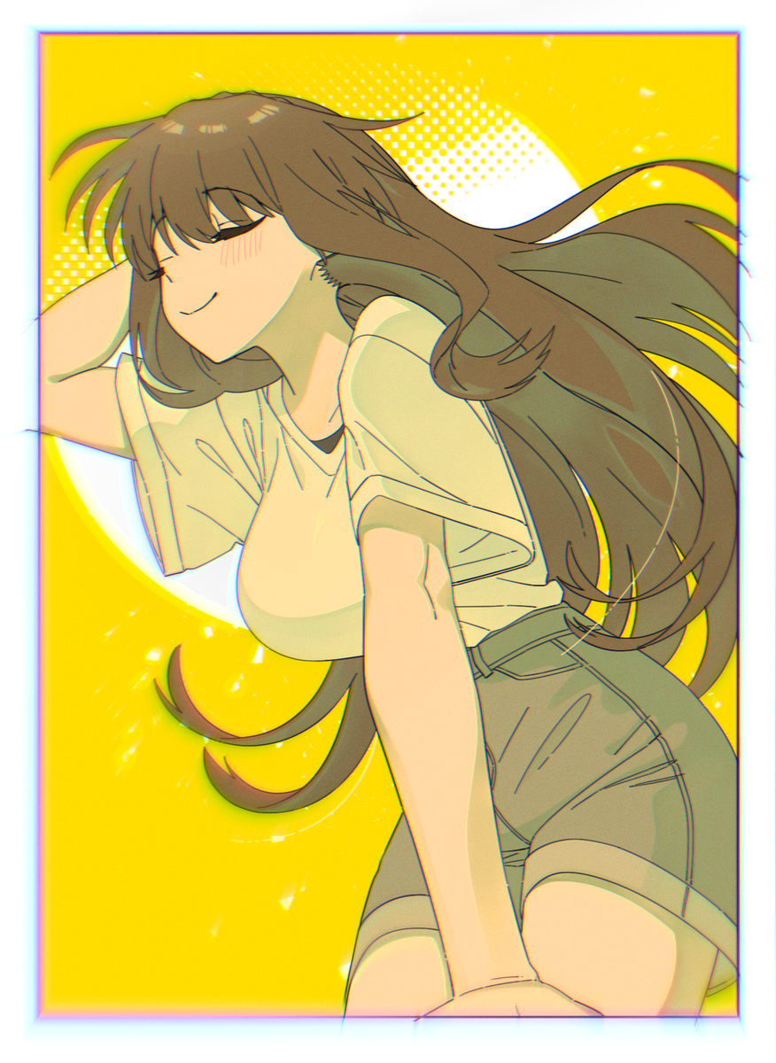 This is a pixiv picture whose title is 바람만끽 지수쟝.