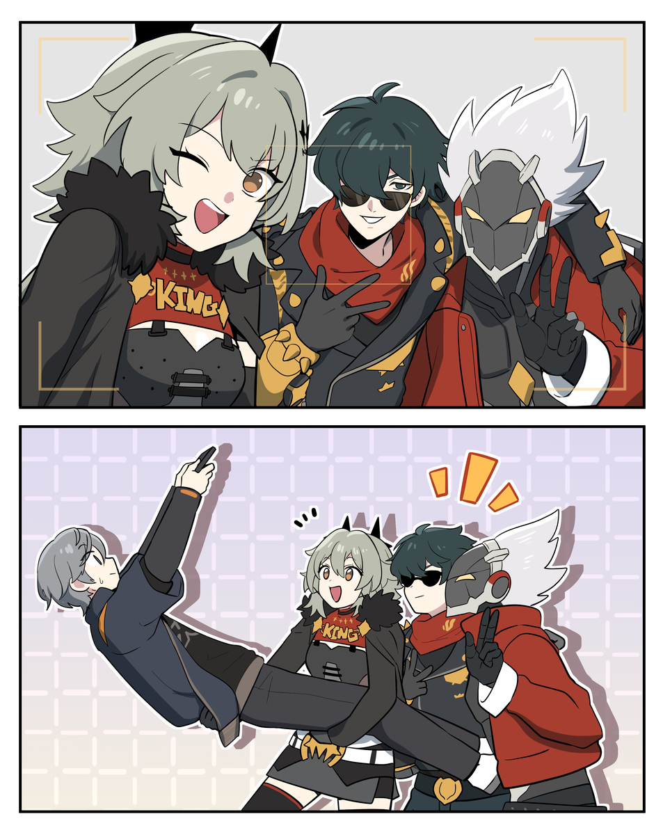 This is a pixiv picture whose title is 셀카.