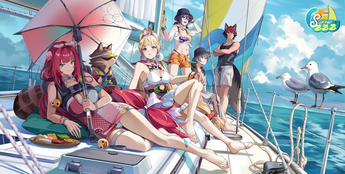 This is a pixiv picture whose title is SUMMER ZZZ.