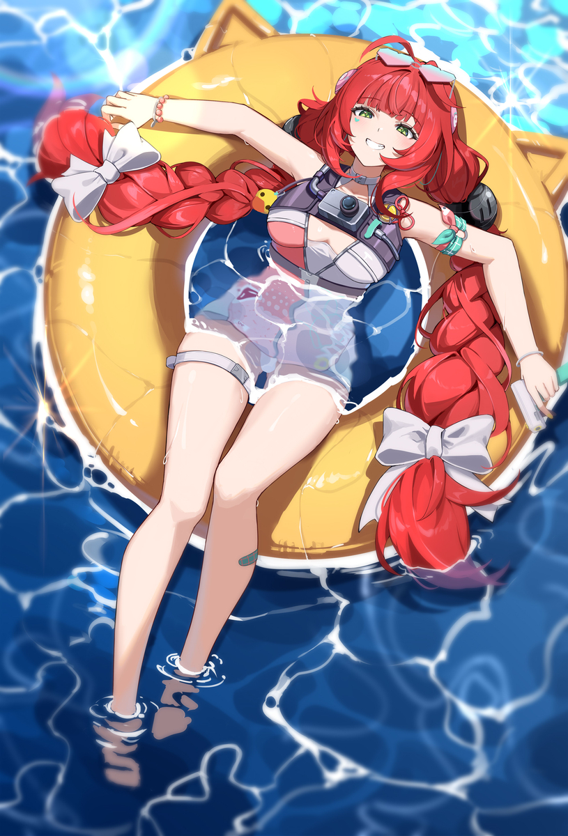 This is a pixiv picture whose title is 浮波柚叶.