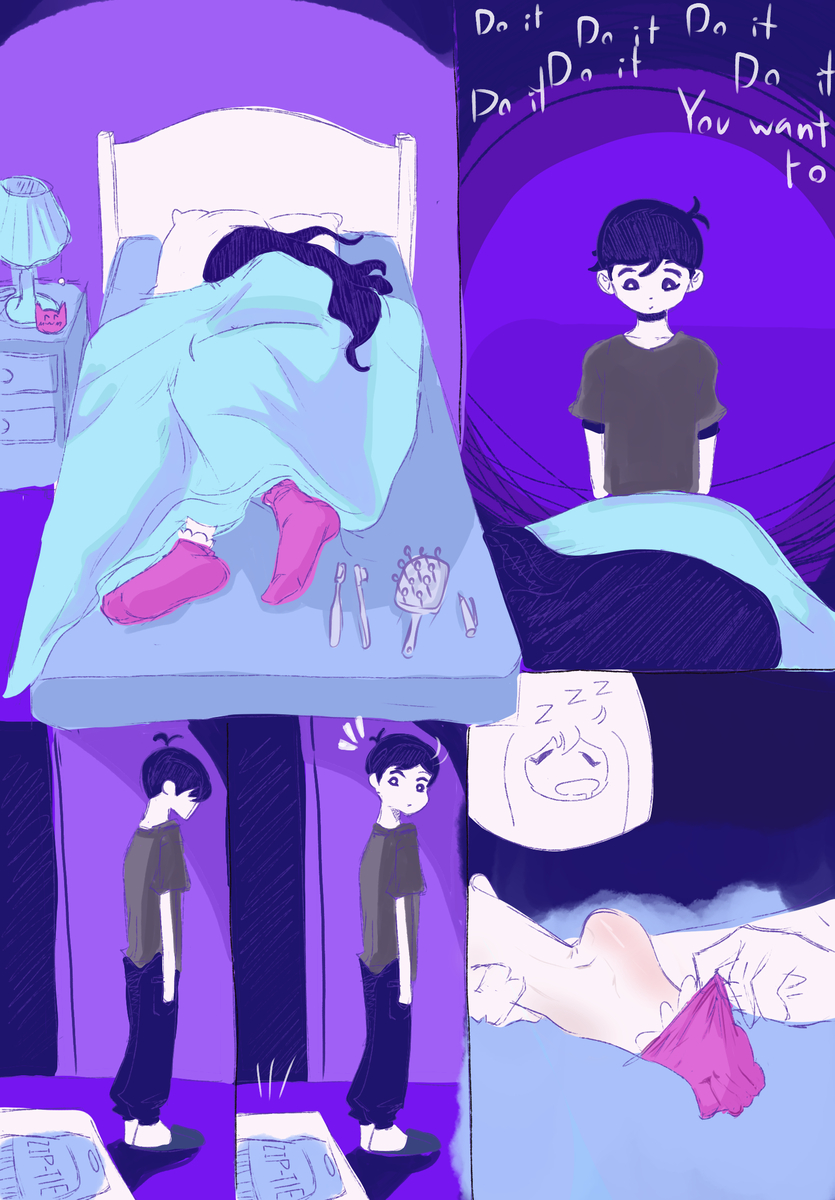 This is a pixiv picture whose title is [commission] Sleepless Night.