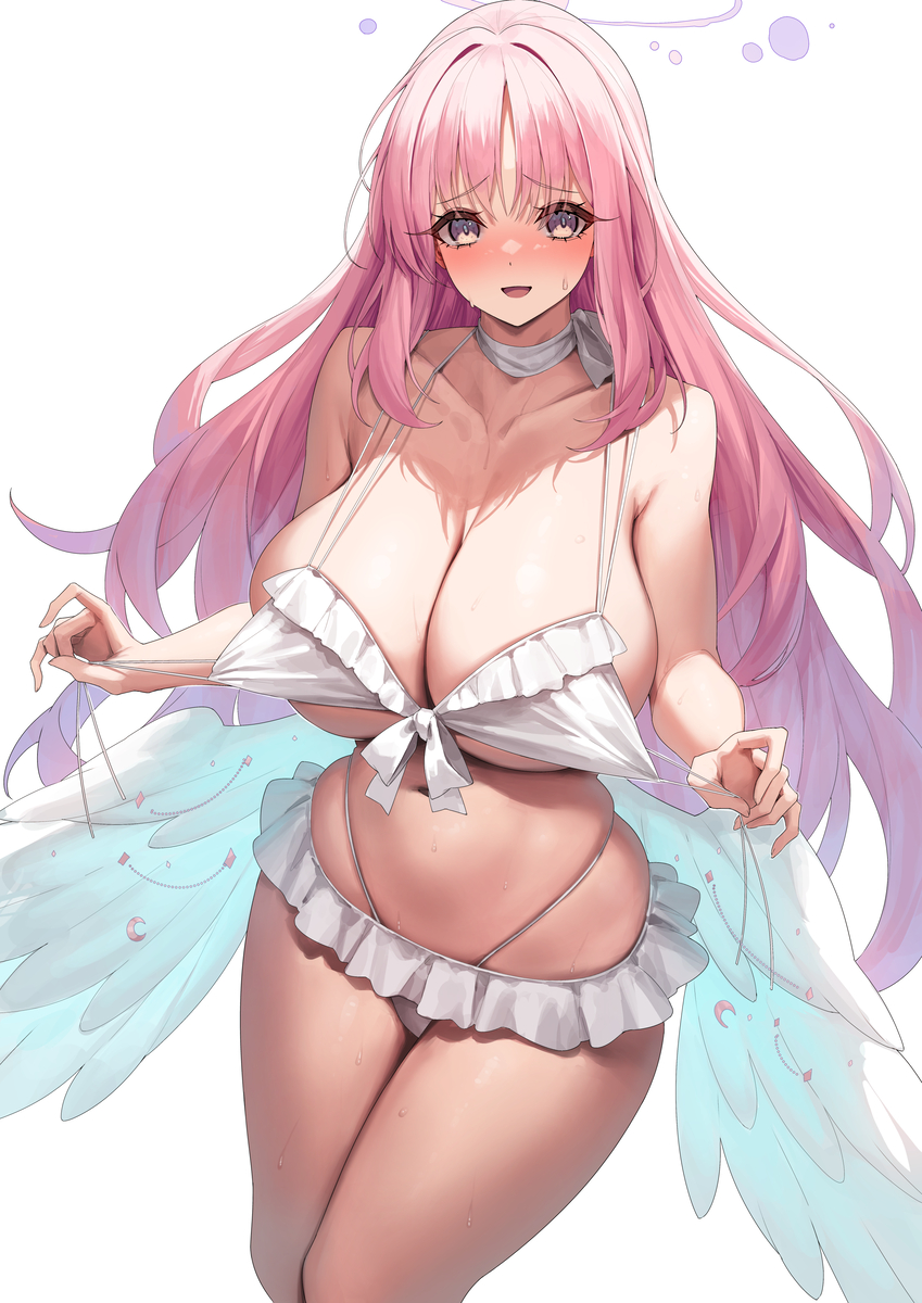 This is a pixiv picture whose title is ミカ（水着）.