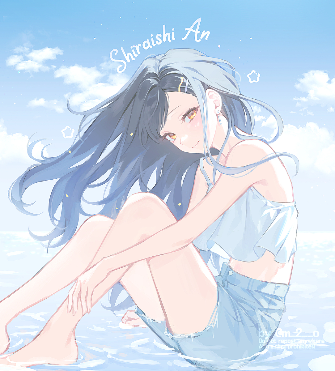 This is a pixiv picture whose title is 白石杏生誕祭2025.