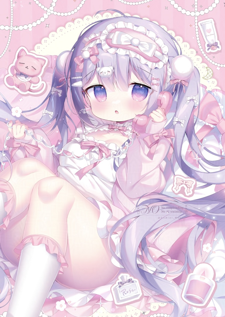 This is a pixiv picture whose title is こーるみー🩷️📞 ̖́-.