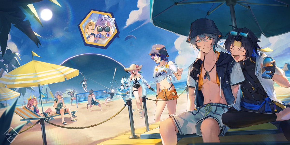 This is a pixiv picture whose title is 夏だ！！！.