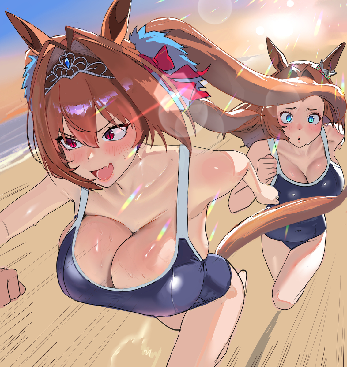 This is a pixiv picture whose title is At Summer Camp (Year 2).