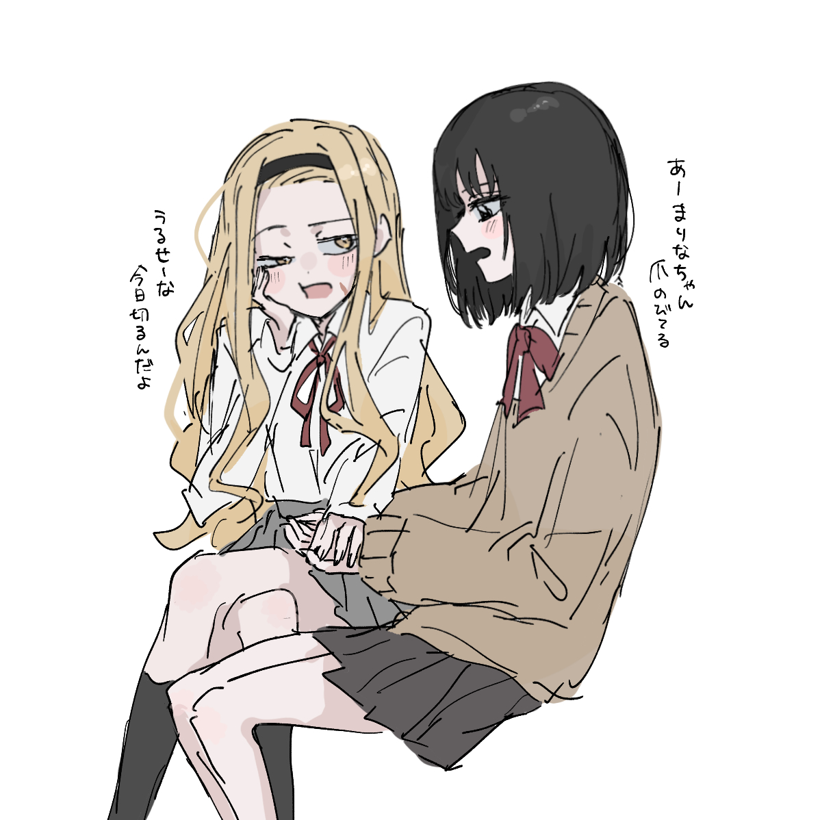 This is a pixiv picture whose title is まりしず.