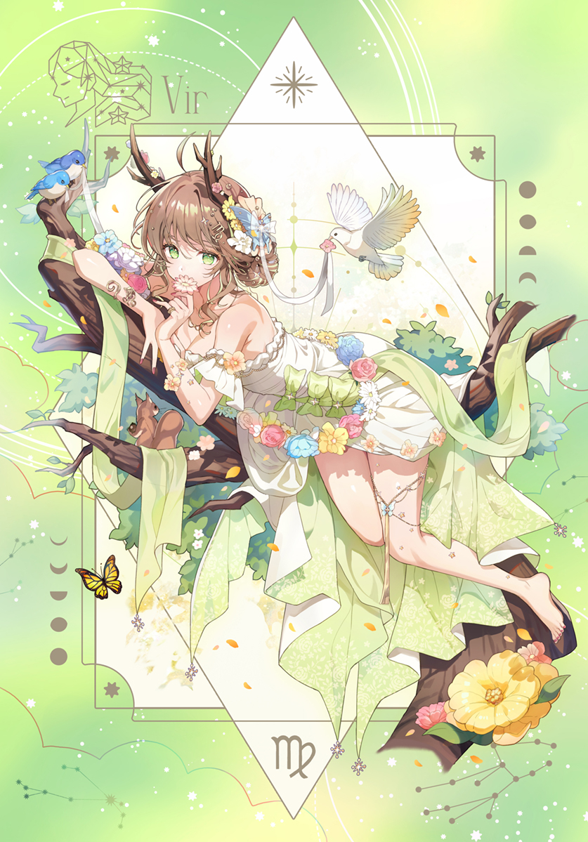 This is a pixiv picture whose title is 乙女座 - Virgo.
