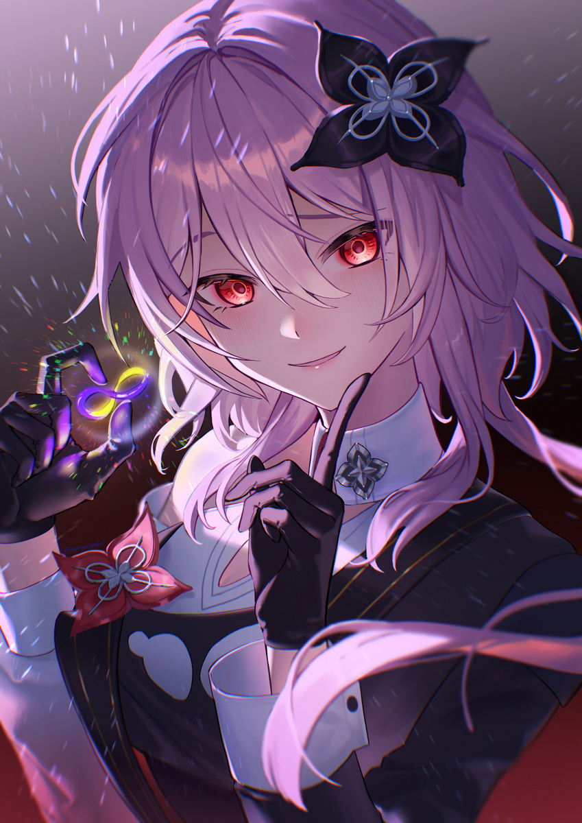 This is a pixiv picture whose title is 運命は手の中に.