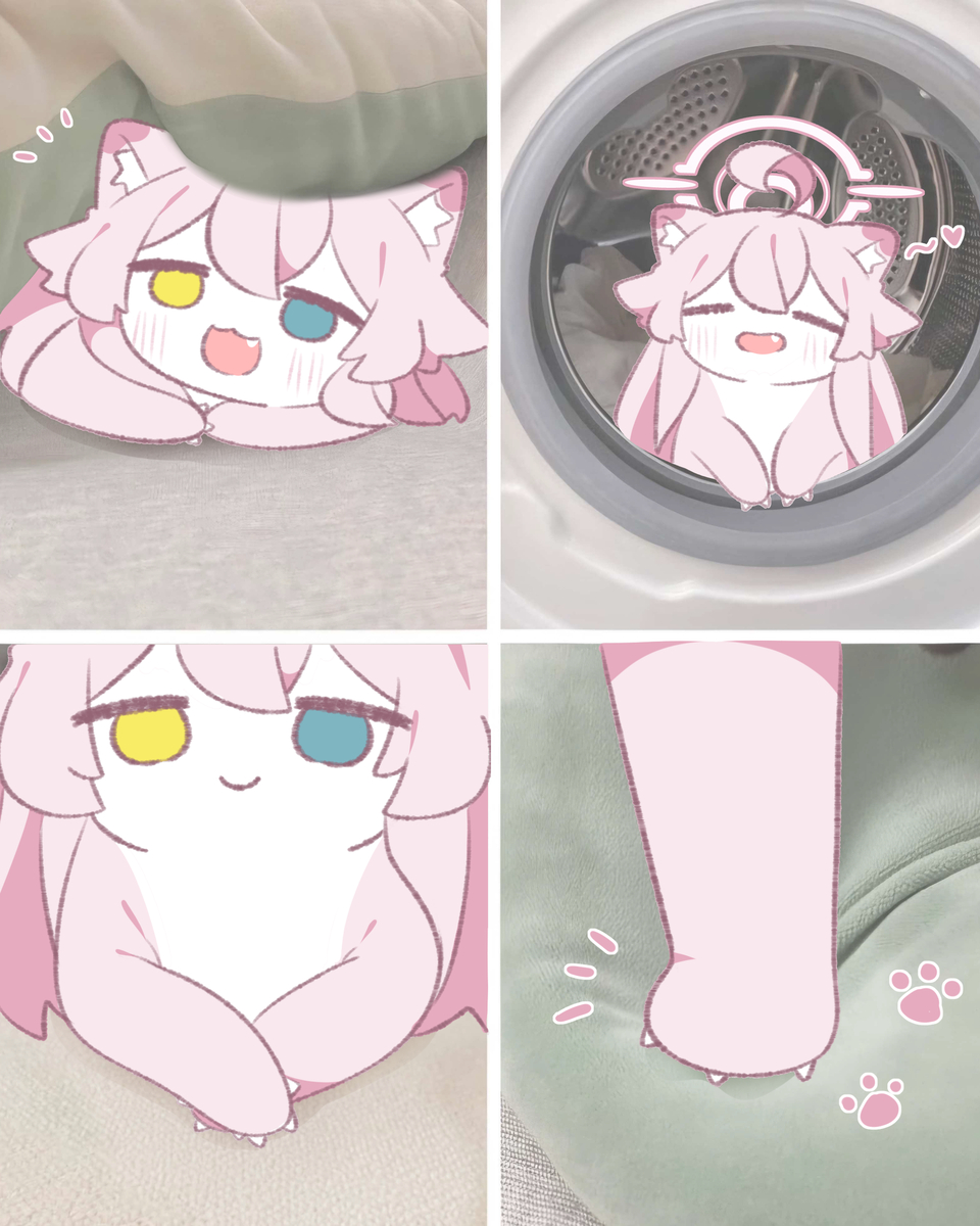 This is a pixiv picture whose title is 普段の日常~🩷ホシノイタチ !!.