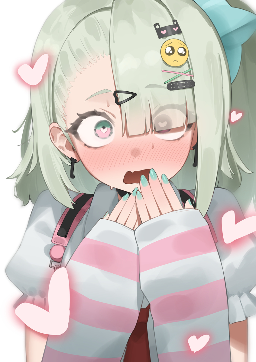 This is a pixiv picture whose title is ドキッ.