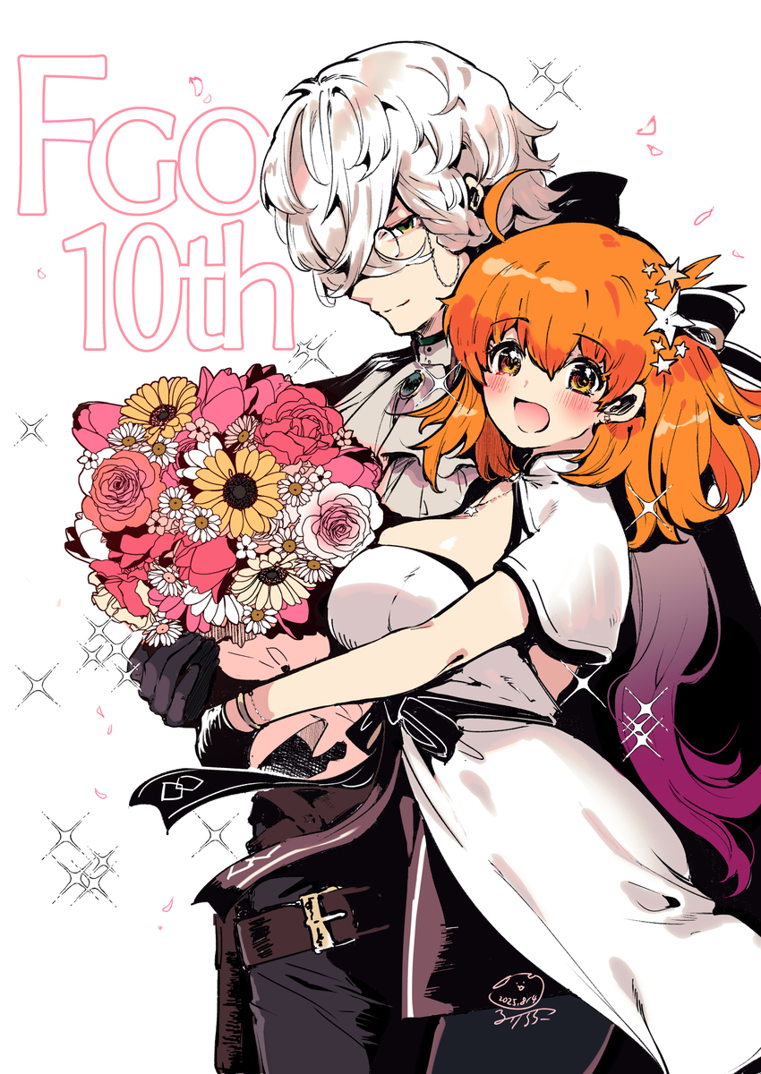 This is a pixiv picture whose title is 10周年おめでとうございます！.