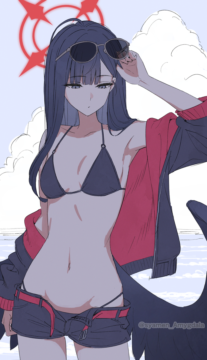 This is a pixiv picture whose title is 水着イチカ.