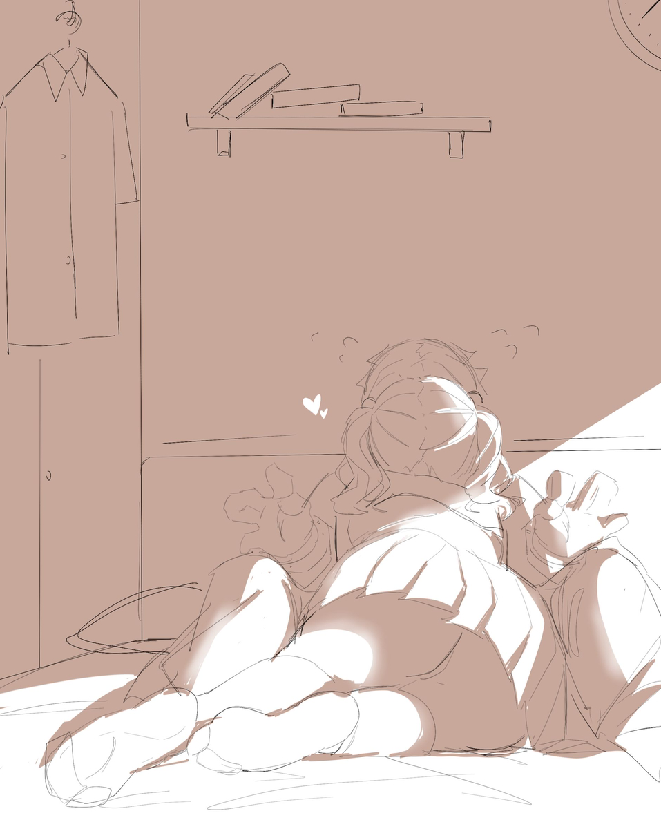 This is a pixiv picture whose title is ❤.