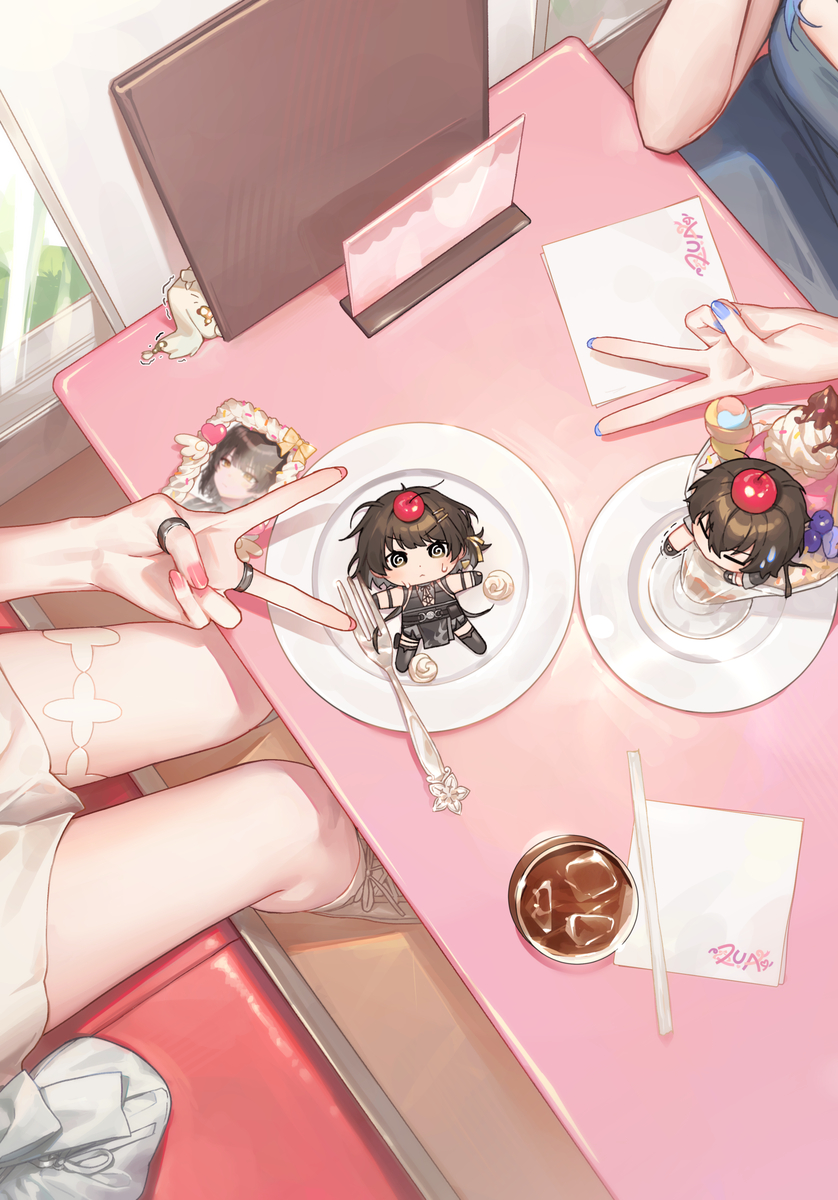 This is a pixiv picture whose title is 頂きます❤.
