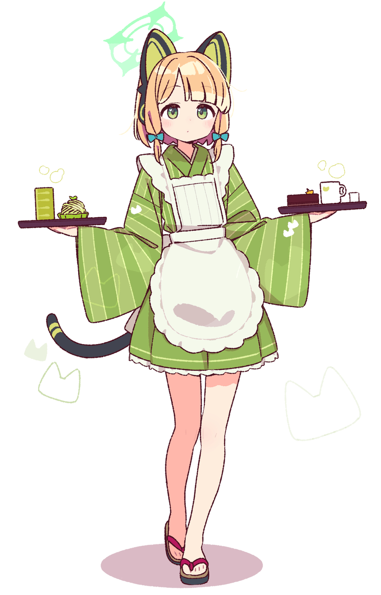 This is a pixiv picture whose title is 和エプロンミドリさん✨🍵✨.