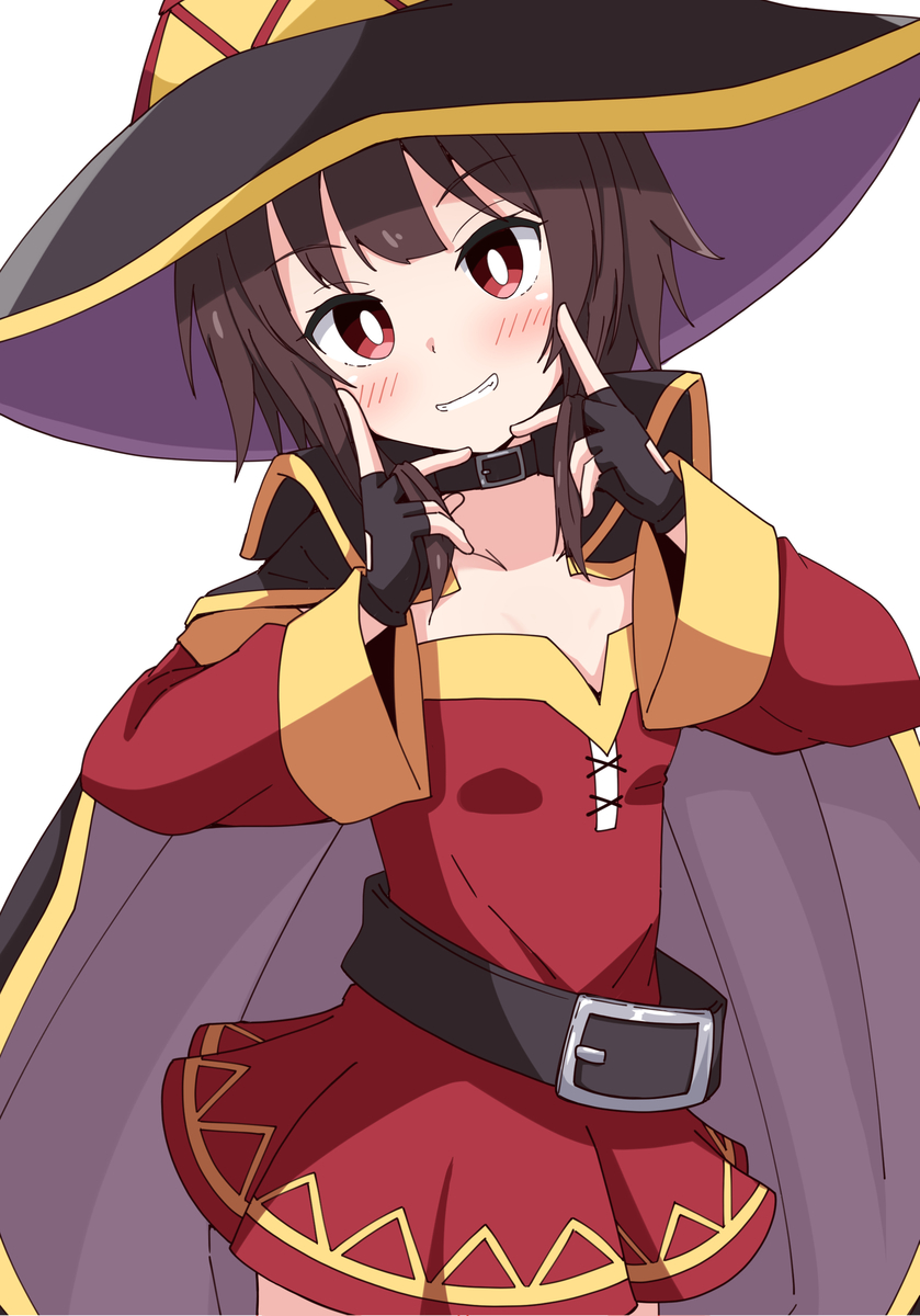 This is a pixiv picture whose title is めぐみん.