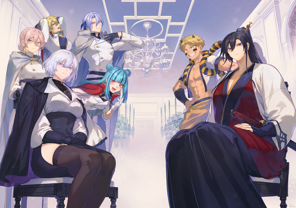 This is a pixiv picture whose title is 顔面がイイ女.