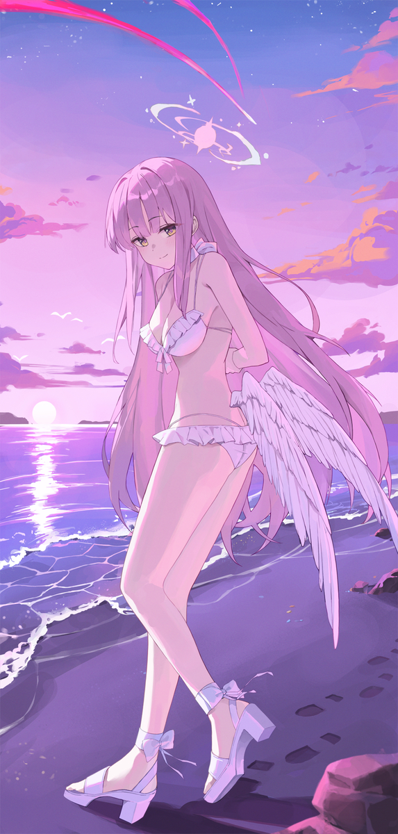 This is a pixiv picture whose title is 聖園ミカ.