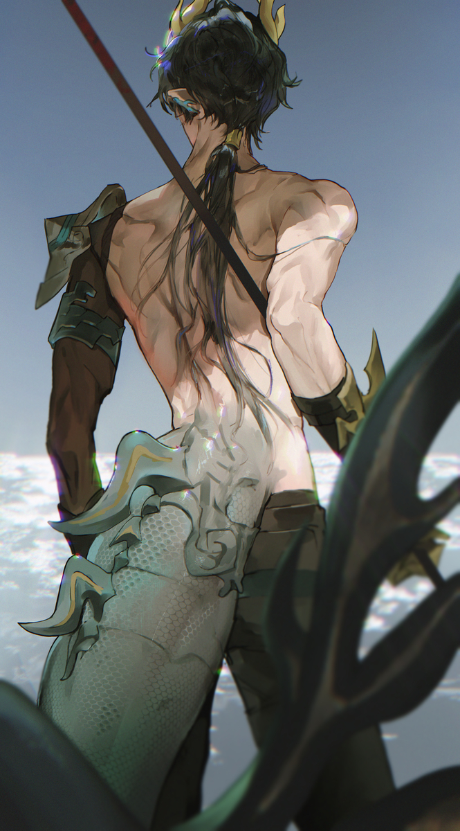 This is a pixiv picture whose title is 騰荒.