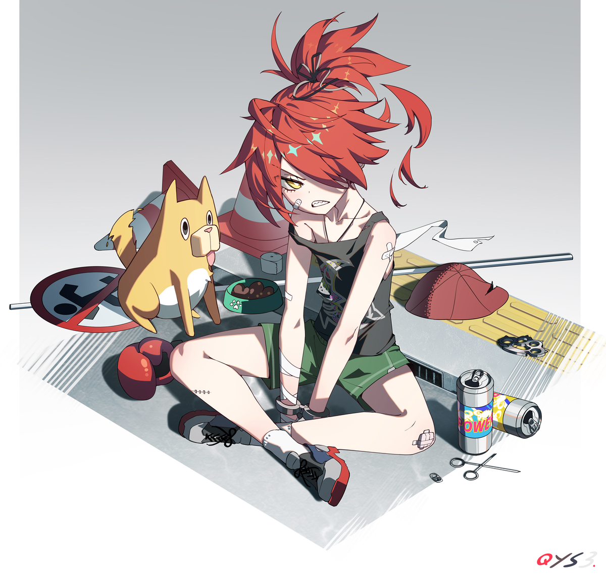 This is a pixiv picture whose title is one two three.