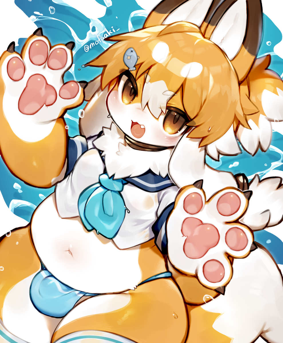 This is a pixiv picture whose title is 🌊.