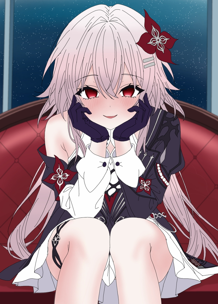 This is a pixiv picture whose title is Evernight.