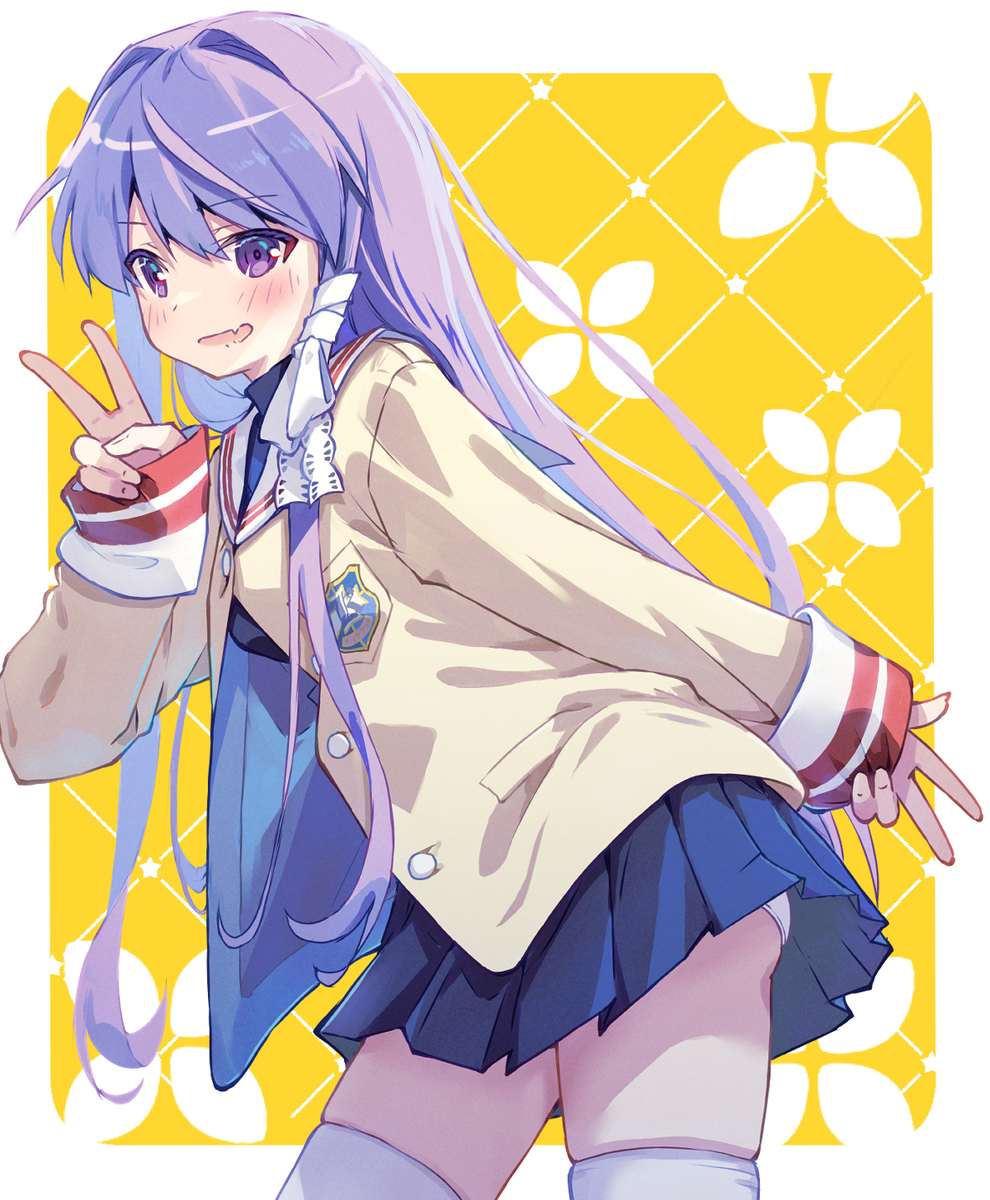 This is a pixiv picture whose title is 藤林杏.
