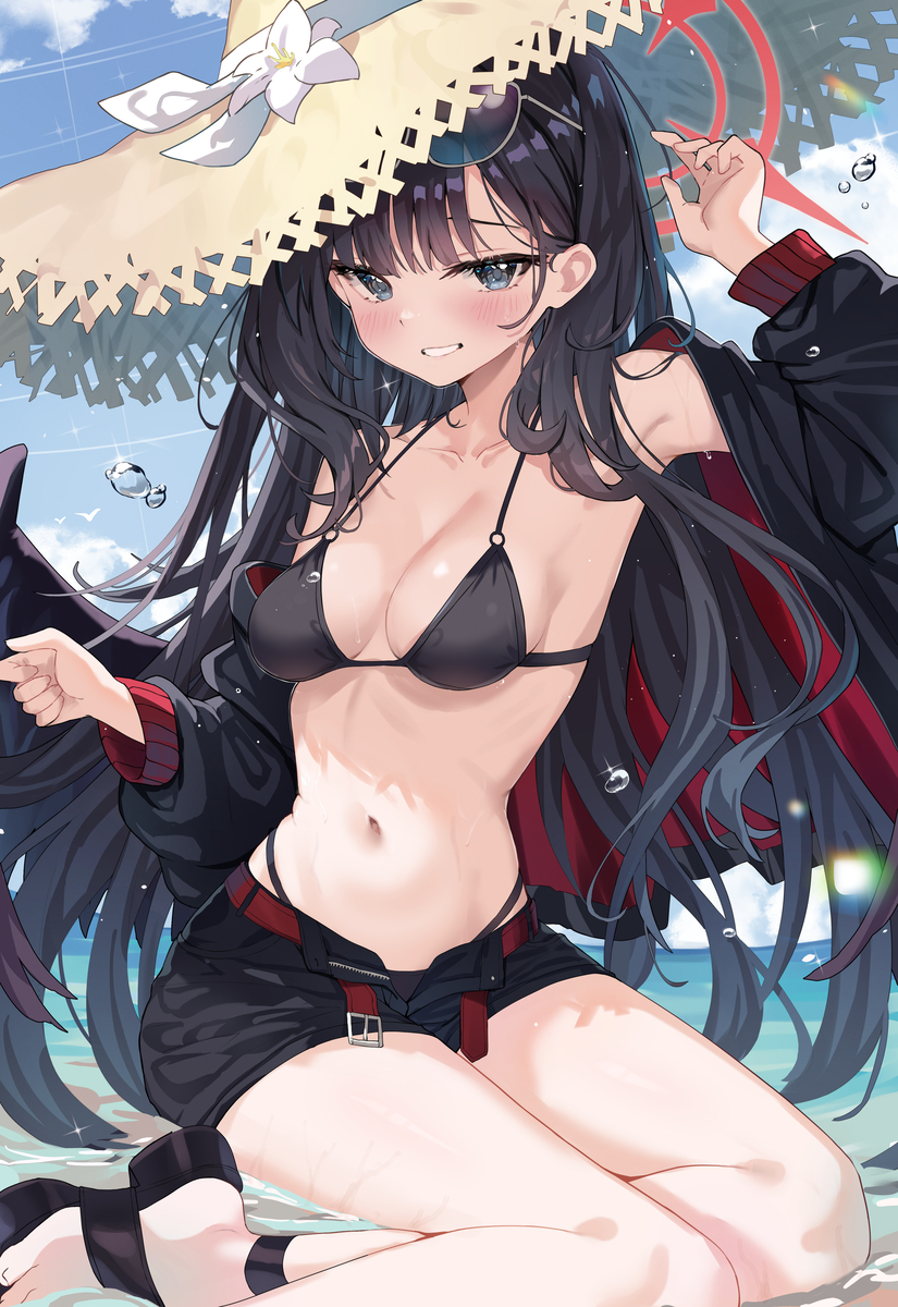 This is a pixiv picture whose title is 水着イチカ.