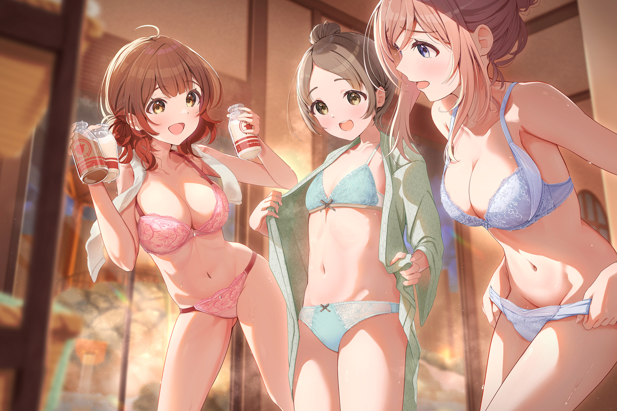 This is a pixiv picture whose title is ♨ 初星温泉 ♨.