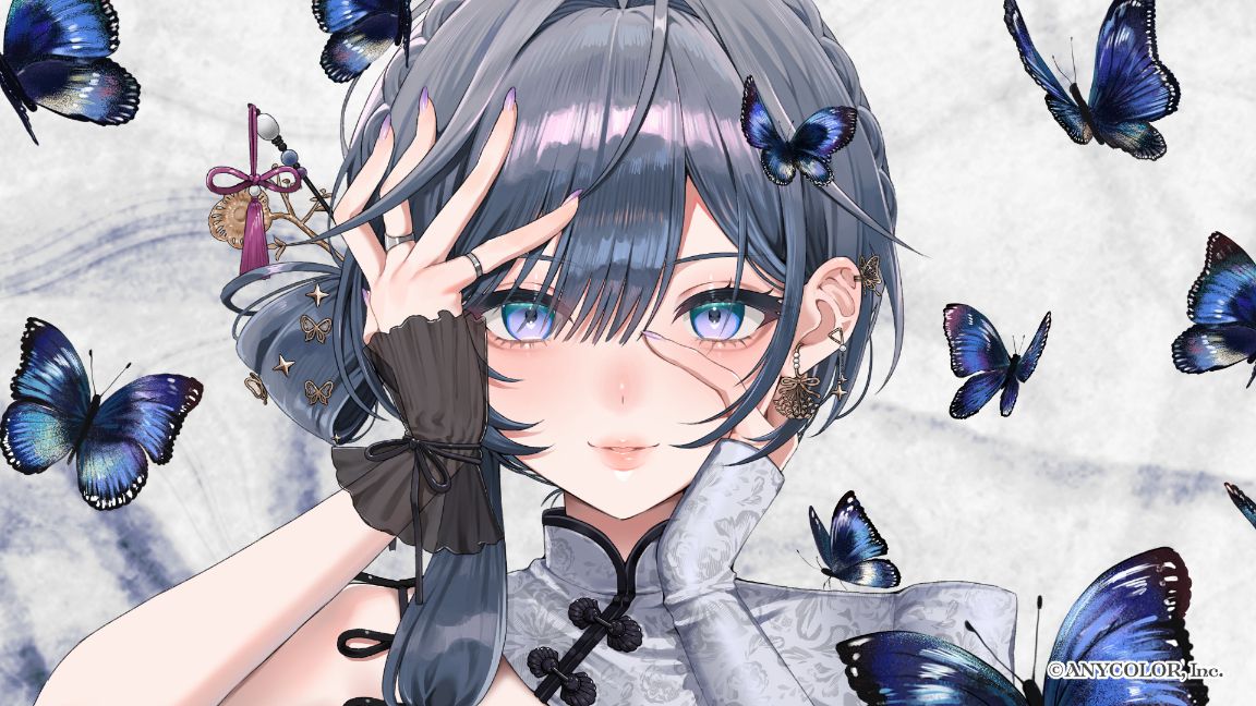 This is a pixiv picture whose title is 🦋.