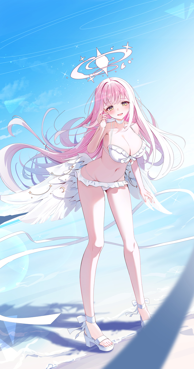 This is a pixiv picture whose title is 聖園ミカ.