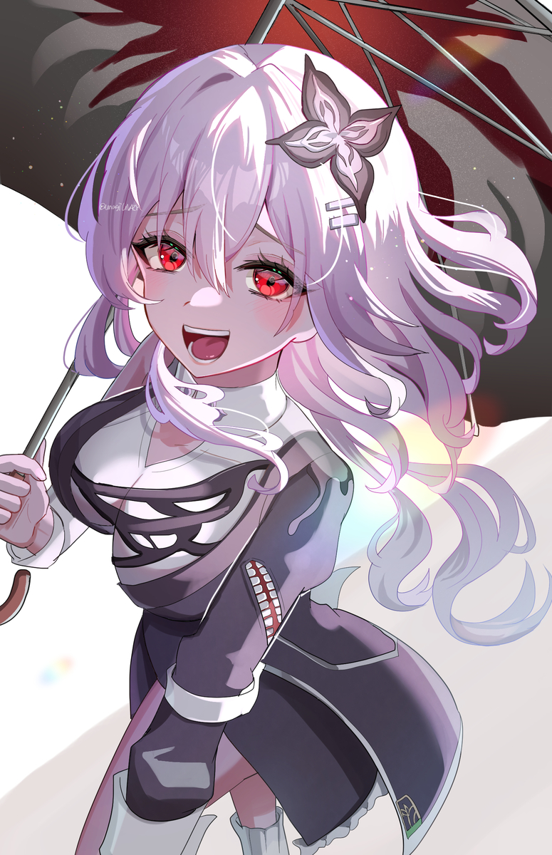 This is a pixiv picture whose title is 長夜月.
