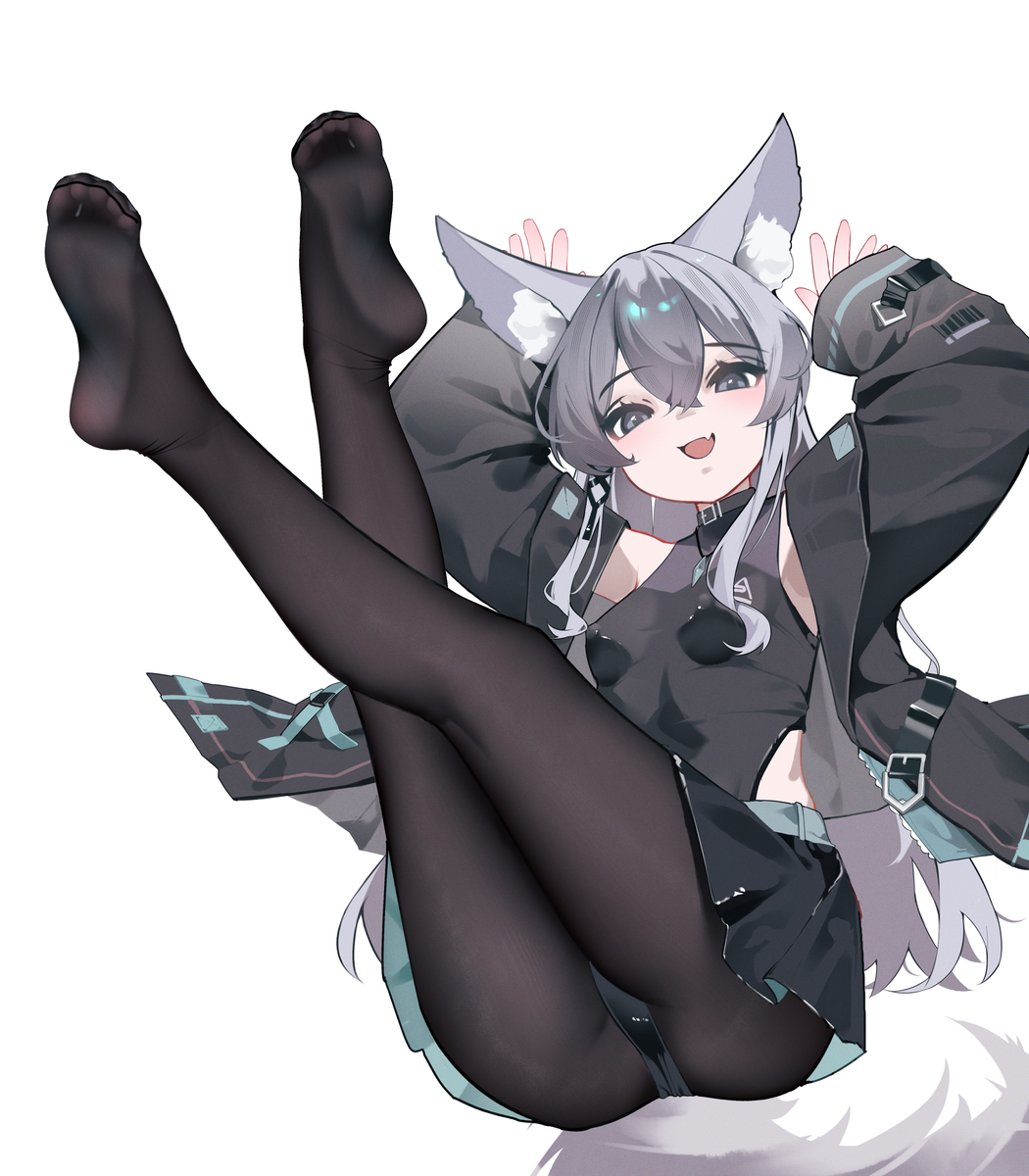 This is a pixiv picture whose title is 投降喵.