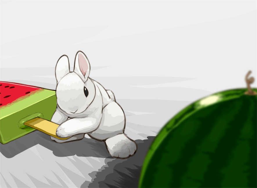 This is a pixiv picture whose title is 2025、アイス.