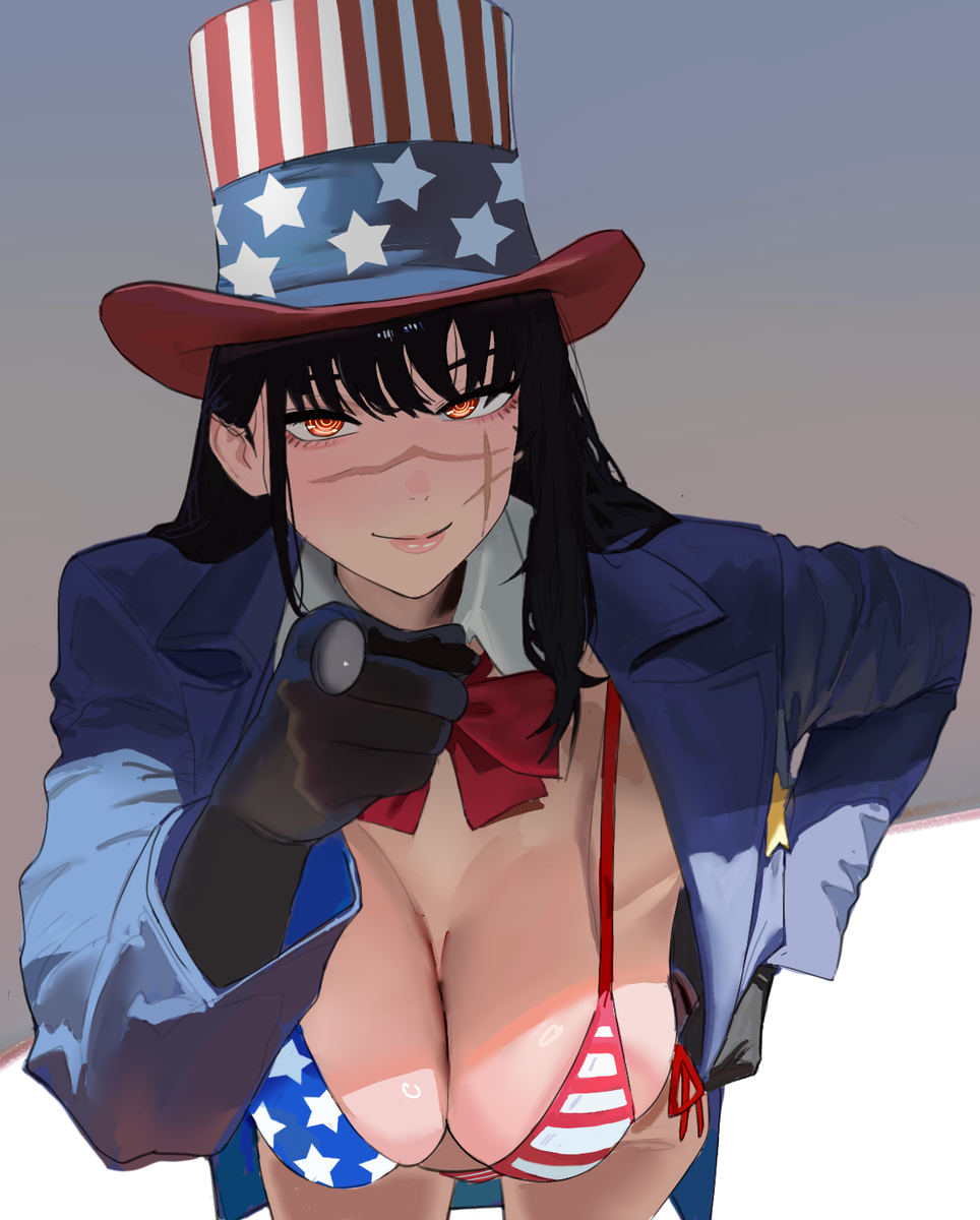 This is a pixiv picture whose title is 愛国心.