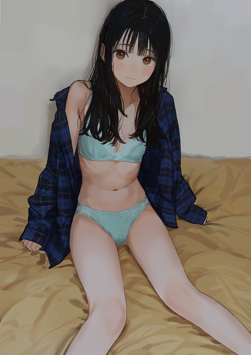 This is a pixiv picture whose title is 少女.