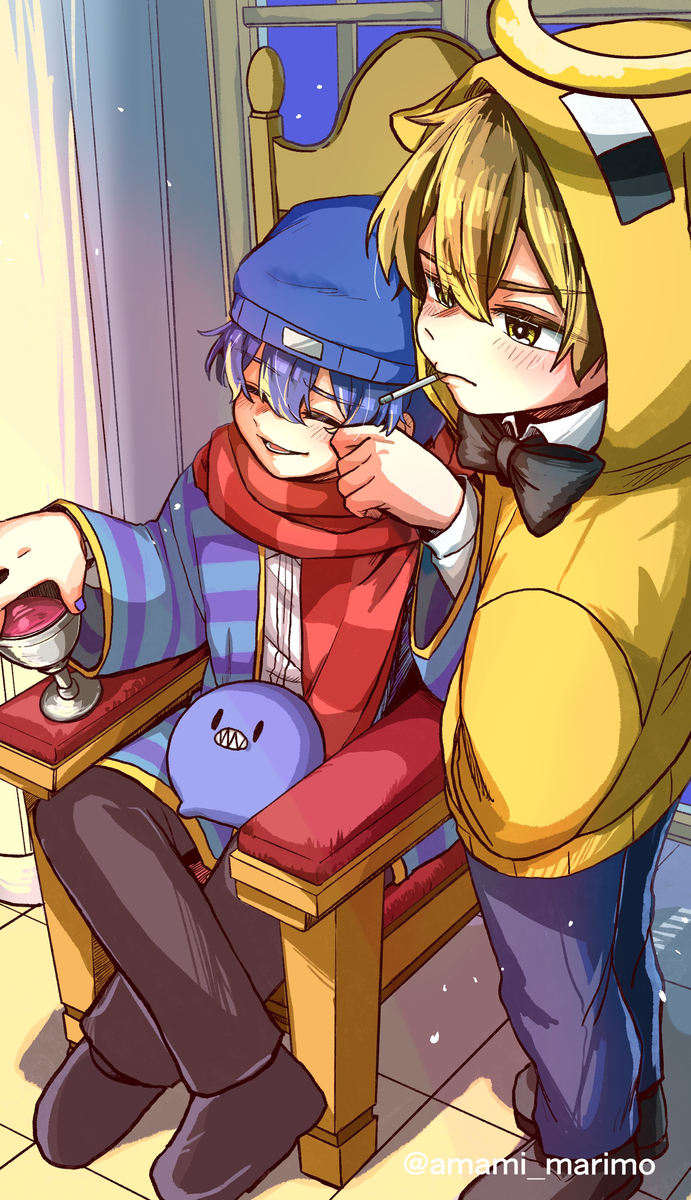 This is a pixiv picture whose title is 歓談.