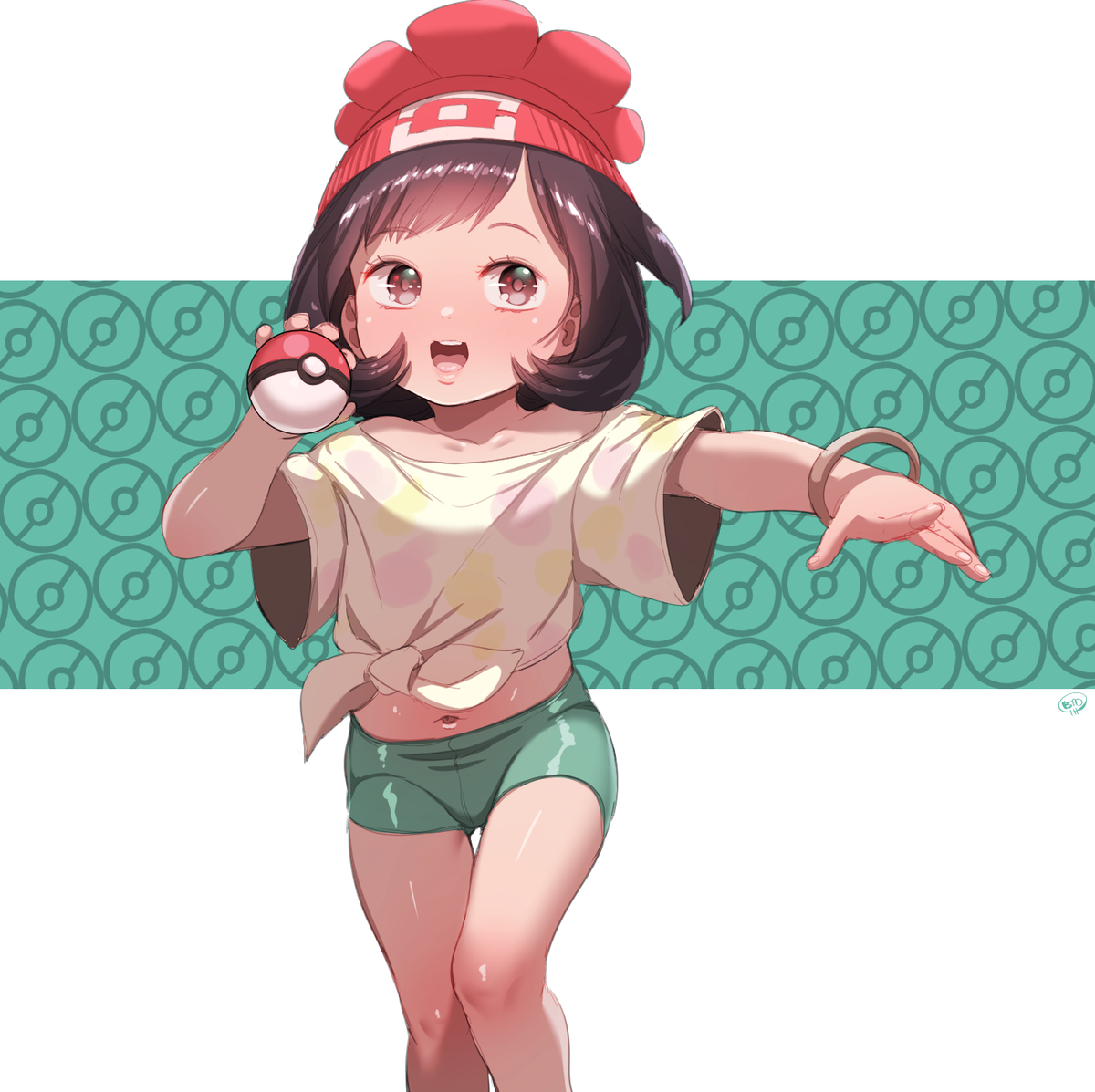 This is a pixiv picture whose title is POKEMON TRAINER IN TRAINING.