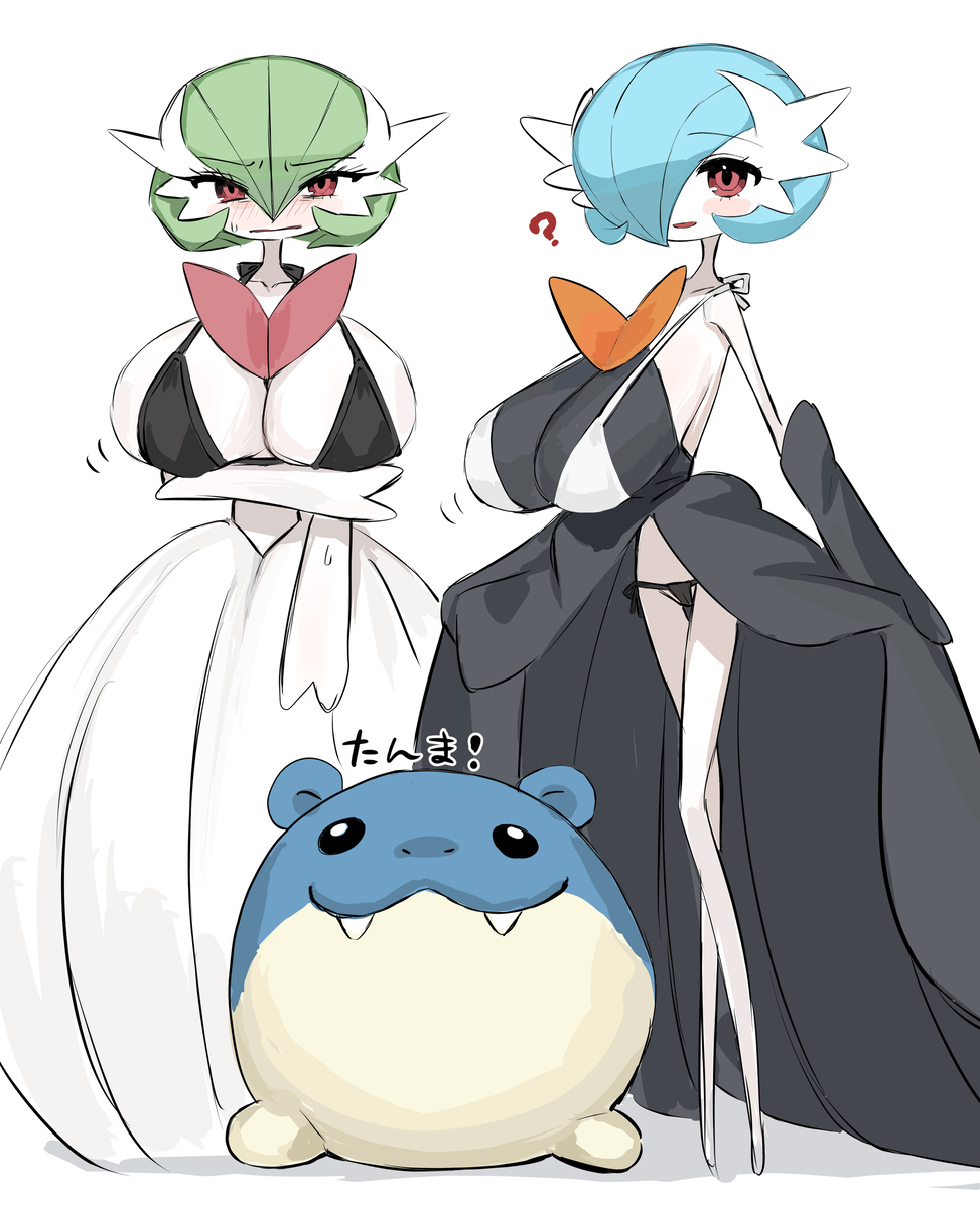 This is a pixiv picture whose title is メガ盛りサーナイト.