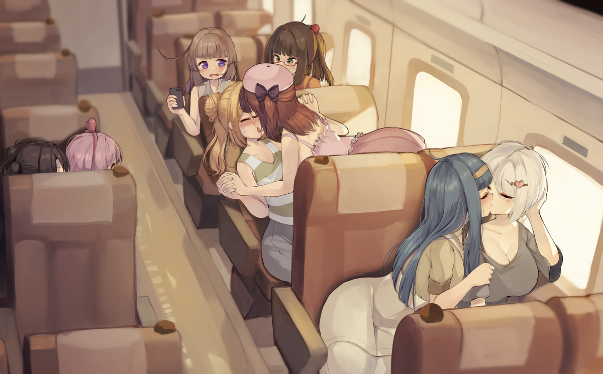 This is a pixiv picture whose title is （誰にも見られていませんように）.