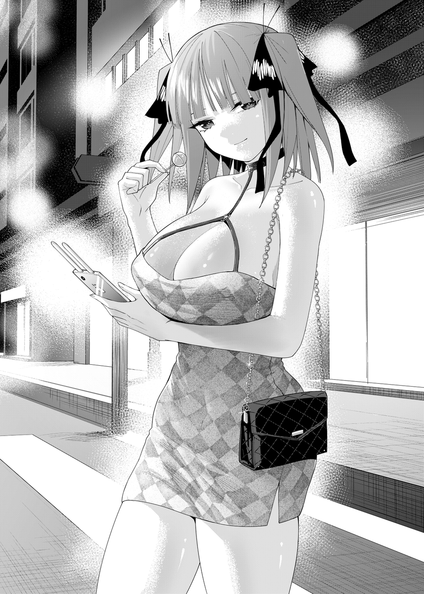 This is a pixiv picture whose title is 二乃.