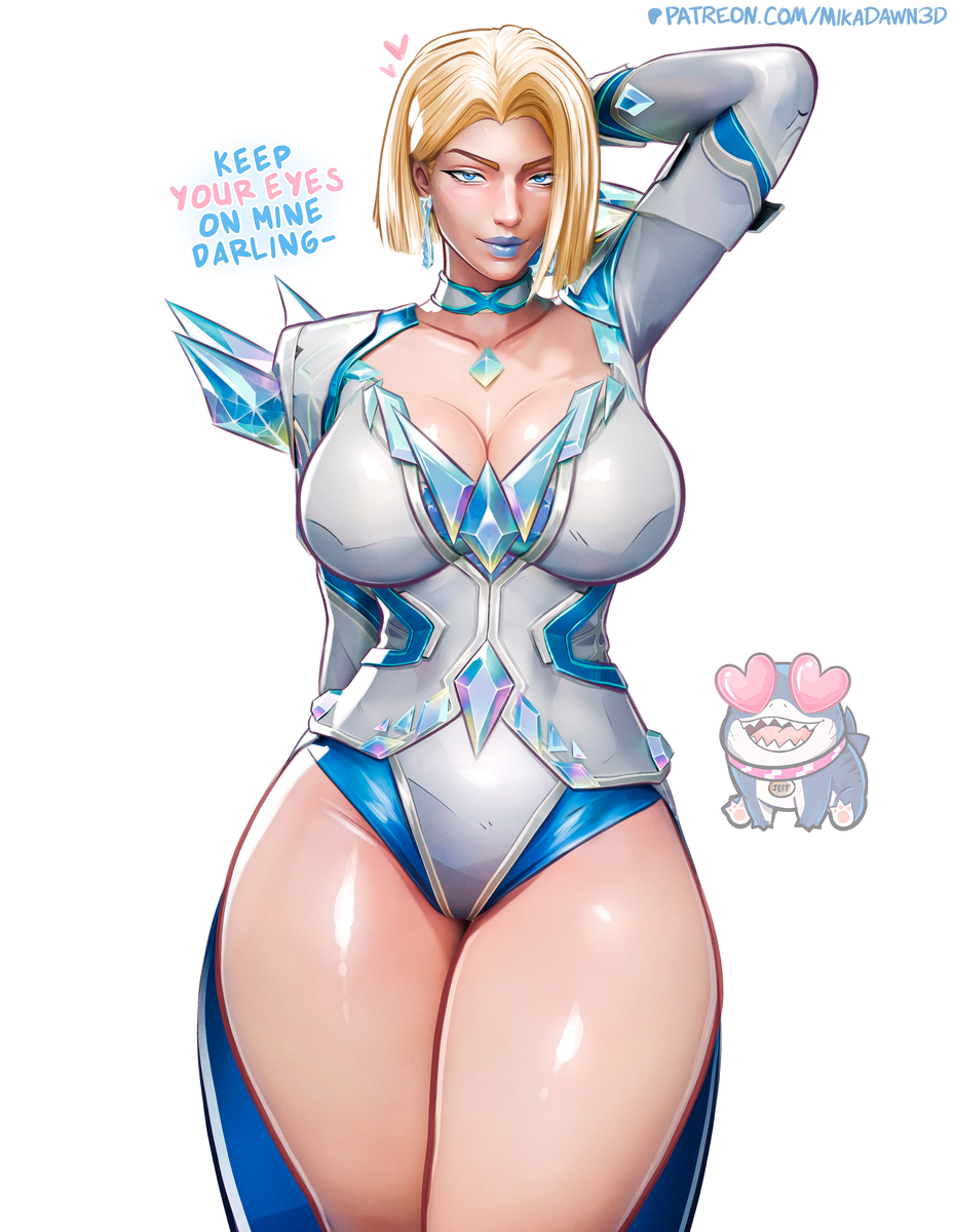 This is a pixiv picture whose title is Emma Frost [Rivals].
