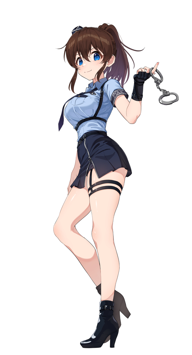 This is a pixiv picture whose title is 美奈子もポリス···.