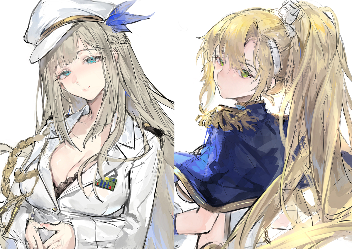 This is a pixiv picture whose title is 列克星敦&前卫.
